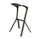 thumbnail image 2 of Silla taburete bar apilable negro 51x42x81cm, 2 of 8