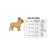 thumbnail image 2 of Bozal Para perros bulldog o Pug Branquicefalos 9-13kg naranja M, 2 of 5