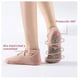 thumbnail image 3 of Calcetines Yoga Antideslizantes Transpirables Cruz Colores - Rosa / Talla Única, 3 of 5