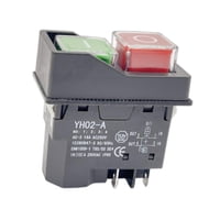 Magideal - Interruptor Electromagnético Interruptor De Protección Contra Subtensión Robusto Fácil Instalación Multifunción Para Accesorios De Máquina Cortadora 4 Pines