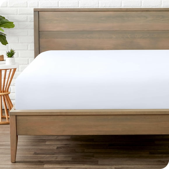 Sábana bajera ajustable Bare Home Queen Size 1800 de microfibra