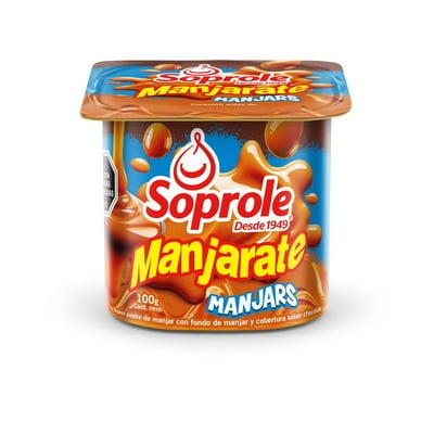 Postre Manjarate Manjars Pote 100 Gr Soprole