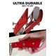 thumbnail image 3 of Cuchillo de Chef Dalstrong 20 cm Acero Alemán con Mango Rojo, 3 of 9