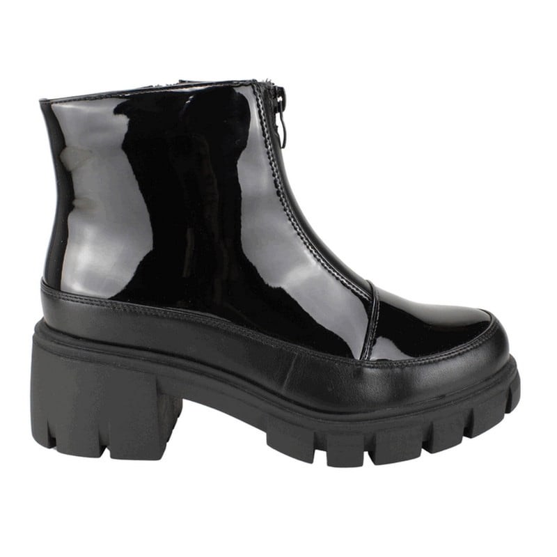 Botín New Walk Brillante Negro