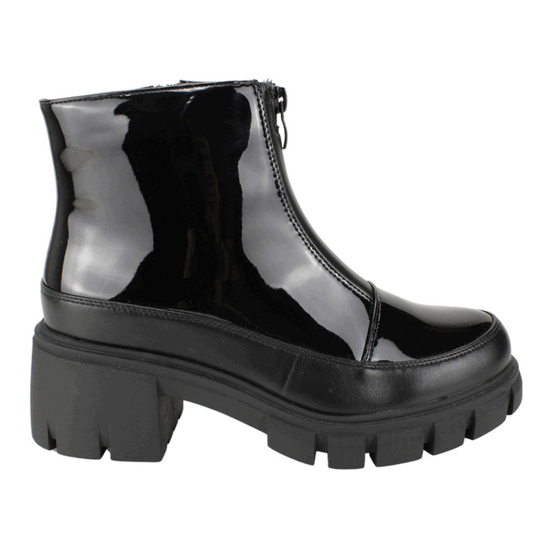 Botín New Walk Brillante Negro