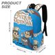 thumbnail image 3 of Más Allá del Jardín-theme Backpack, Campus style schoolbag Bookbag with Adjustable Shoulder Straps And Large Zip Compartment, Unisex Travel Bags.42x30x15cm, 3 of 6