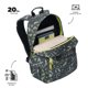 thumbnail image 5 of Mochila Escolar Para Niño Notebook 14" Acuarela Gris Totto, 5 of 5