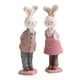 thumbnail image 1 of 2 Piezas Figuras De Conejos De Pareja De Pascua Decoración De Pascua Linda Para Jardín De Césped Estilo B, 1 of 3