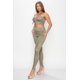 thumbnail image 5 of Conjunto de Top y Leggings con Estampado de Serpiente en Relieve, 5 of 5