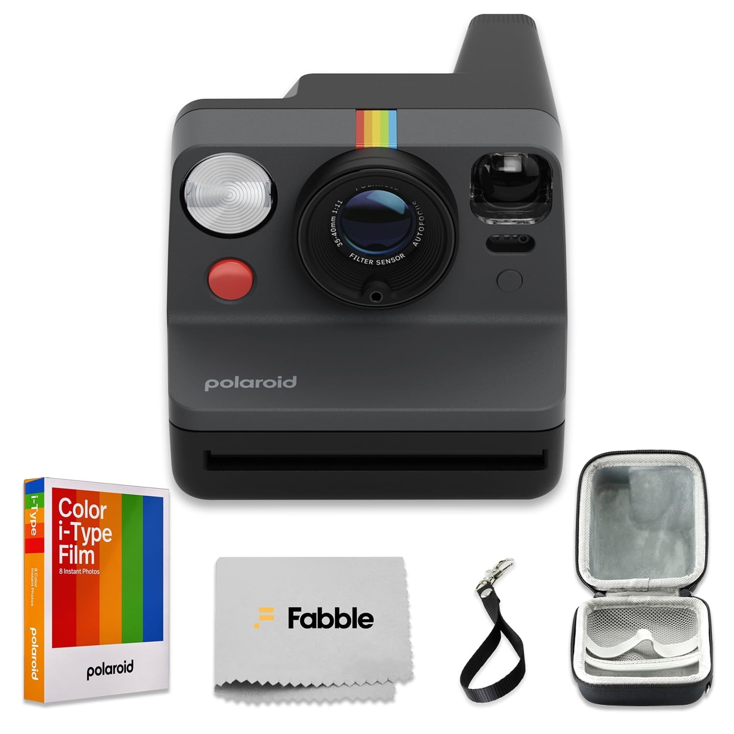 Paquete Negro De Cámara Instantánea Polaroid Now Gen 3 I-type