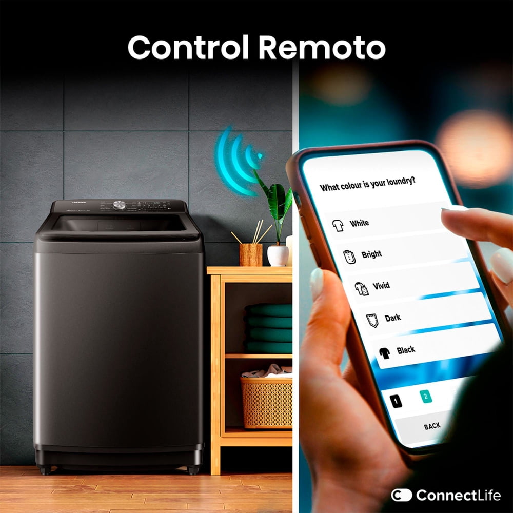 Hisense WT5T2325DB 23 kg Negro, foto 7