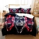 thumbnail image 1 of ed Diablo Caput Mortuum Skeleton Bedding Set Down Quilt Cover With Pillowcase Double, 1 of 5
