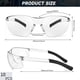 thumbnail image 2 of Gafas de seguridad Salfboy, 10 unidades, transparentes, resistentes a los arañazos, 2 of 9