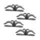 thumbnail image 2 of 4x Organizador De Cables Clips De Cable De Oficina Montados En La Pared Para Oficina Gris, 2 of 3
