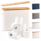 thumbnail image 1 of Almacenamiento de papel higiénico Lonbet para 12 rollos, impermeable, color beige, 1 of 7