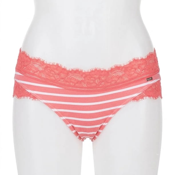 Pantaleta Con Encaje Mujer C 965 Cotton Spandex