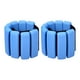 thumbnail image 2 of 2 Piezas Pesas Para Tobillo Y Muñeca Pulsera De Muñeca 900G Para Entrenamiento Viajes Natación Azul, 2 of 3