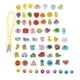 thumbnail image 1 of Cordón De Madera Juguete De Cuentas Habilidades Motoras Educativas Tempranas Para Niños Pequeños 65 Cuentas, 1 of 5