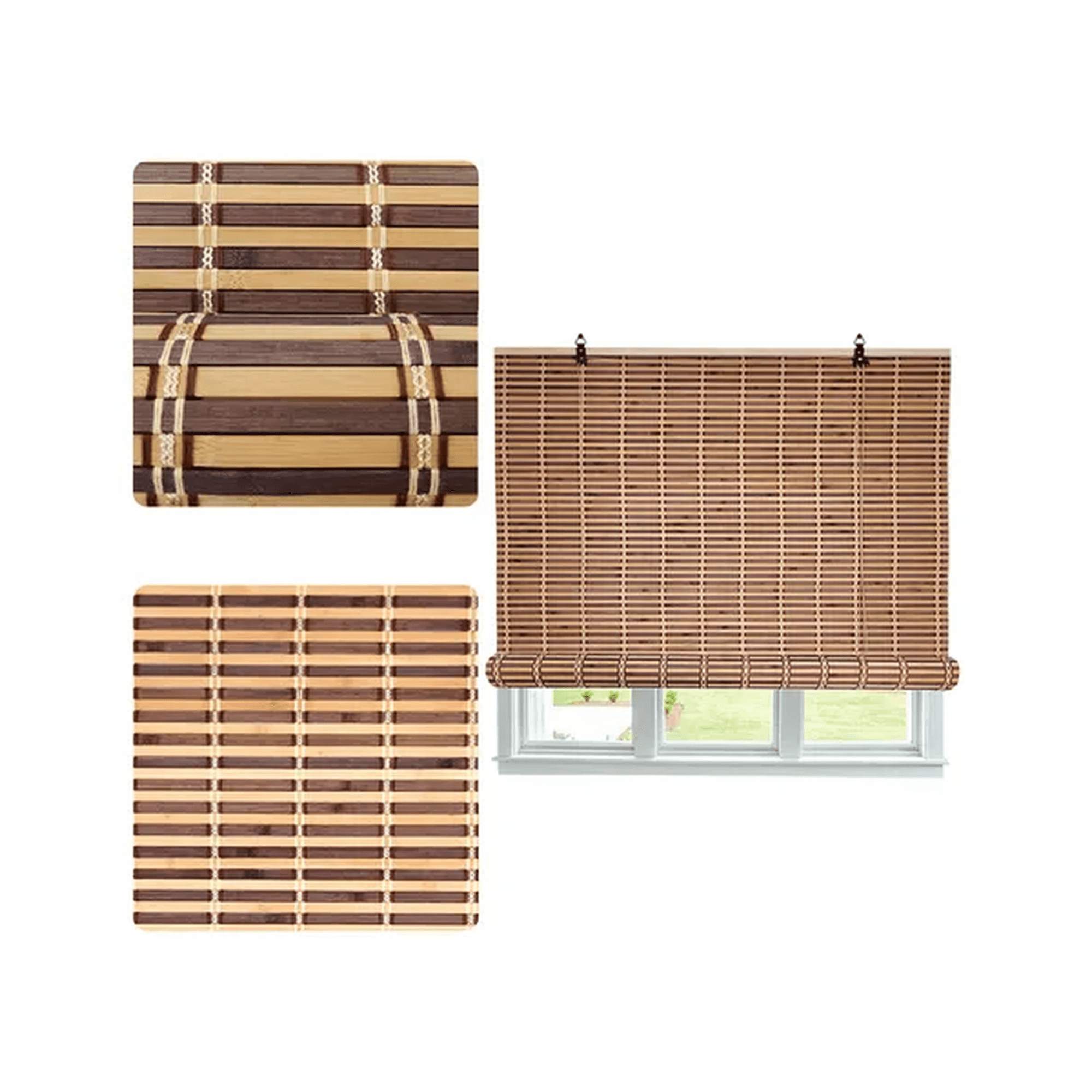 Genérico - Persiana Bambú Cortina 120x150 Cm Beiti Colores Nuevos