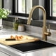 thumbnail image 2 of Grifo de cocina Kraus Oletto de una sola manija, abatible, sin puntos, 2 of 9