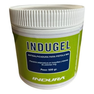 Gel Antisalpicaduras Indugel Para Pistola Mig 500 Gr Indura