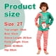 thumbnail image 4 of Pijamas navideños de moda familiar, camisetas y pantalones de manga larga para papá, mamá y niños, conjunto de pijamas a juego con estampado de alce y nieve., 4 of 5
