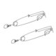 thumbnail image 1 of Clips de línea larga broche de presión de acero inoxidable conector de pesca clip de broches, 1 of 5