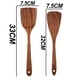 thumbnail image 2 of Utensilios de cocina de madera de teca para cocinar, antiadherentes, naturales y saludables, juego de 2 piezas, 2 of 5