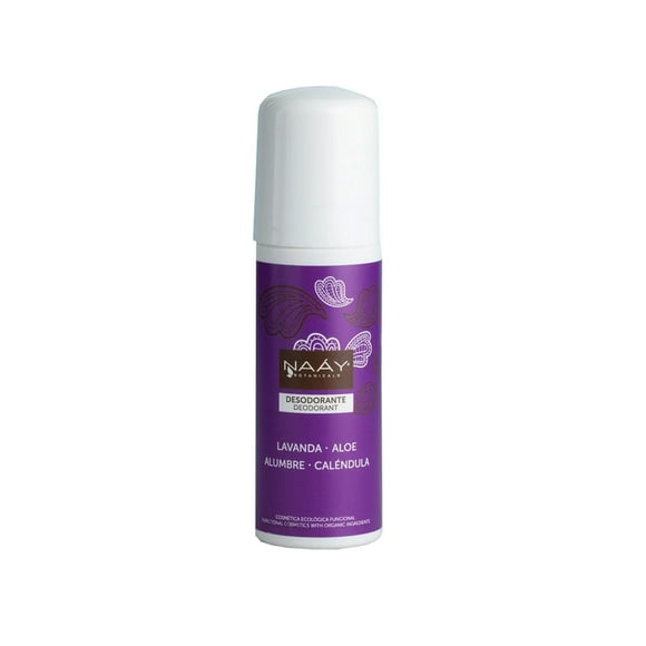 Desodorante Roll On Alumbre Lavanda Producto Vegano