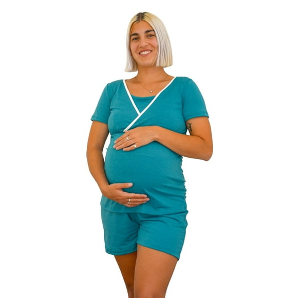 Pijama Maternal y Lactancia Esmeralda M