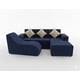 thumbnail image 1 of Living seccional L premium 3 cuerpos, color azul, 1 of 2