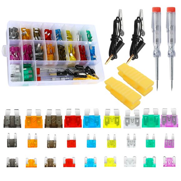 Kit de fusibles para coche Tioollev 306 uds con probador y extractor