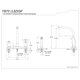 thumbnail image 3 of Grifo de cocina Kingston Brass FB755ZXSP Millennium, bronce aceitado, 3 of 3