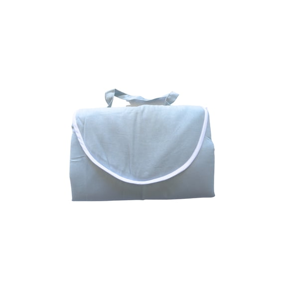 Mudador portatil lino azul