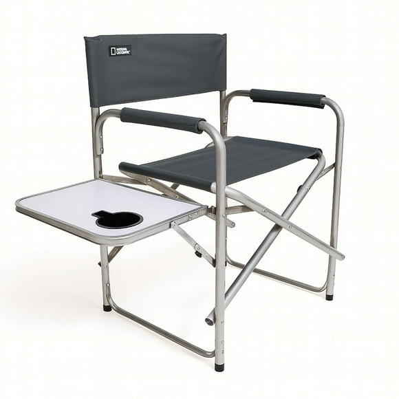 Silla Mesa Plegable Camping Director Adventure Gris Nat Geo