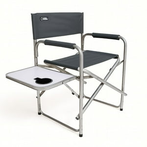 National Geographic - Silla Mesa Plegable Camping Director Adventure Gris Natgeo