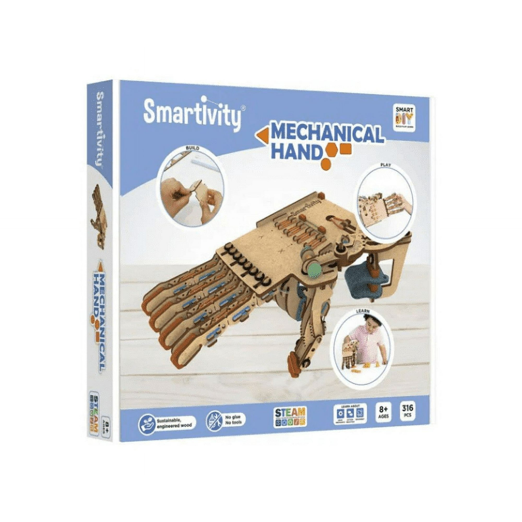 Genérico - Smartivity - Mano Robotica De Madera