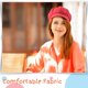 thumbnail image 2 of Gorro estilo newsboy con visera Stablerice rojo sólido, 2 of 7