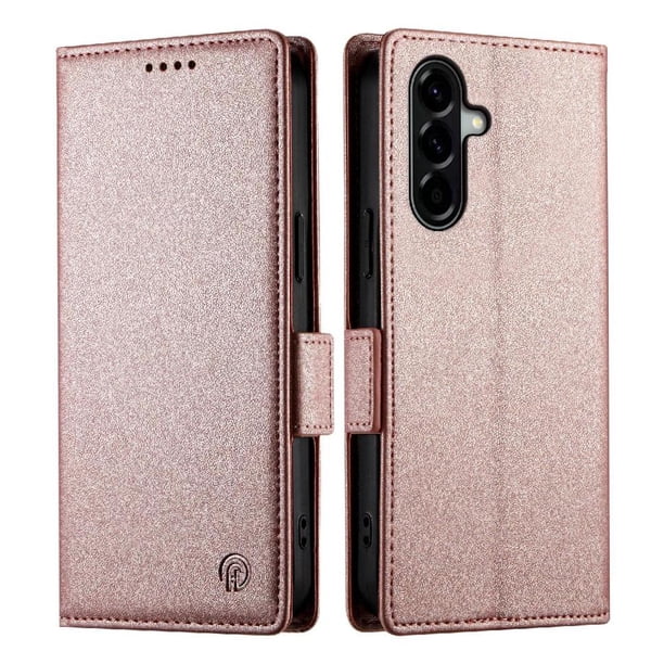 Funda Cartera Magnética con Tarjetas y Soporte para Samsung Galaxy A37 5G Rosa