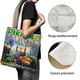 thumbnail image 3 of Pikmin Bolso de tela con estampado de lienzo para mujer, bolsa de compras reutilizable y estética, con cremallera interior, regalo para mujer, 35 × 40 cm., 3 of 6