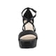thumbnail image 4 of Sandalia Plataforma Taco Ancho Cagil Negro Alquimia, 4 of 7