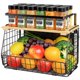 thumbnail image 1 of Estante magnético GGIU para nevera 29 cm – Contenedor de frutas y cebollas, 1 of 9