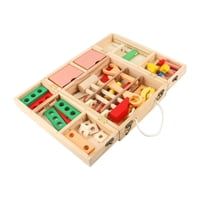 Bothyi - Juego De Herramientas De Madera Para Niños Juego De Imaginación Para Niños Y Niñas De 2 3 4 5 6 Años