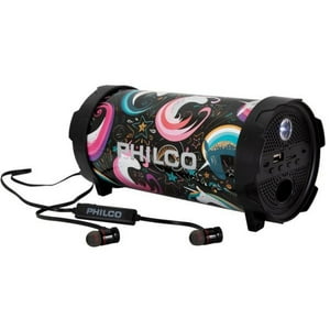 Philco - Parlante Bazooka + Audífonos Bluetooth Unicornio / Px56