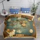 thumbnail image 1 of x899 Bed SheetsAntique Aubusson Duvet Cover Set Full Twin Size Bed Linen Set 3-Piece Bedding Set (1 Duvet Cover + 2 Pillow Shams) nj899, 1 of 5