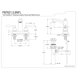 thumbnail image 3 of Grifo para lavabo Kingston Brass Nuwave French de 4 pulgadas, cromo, 3 of 3
