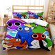 thumbnail image 1 of Spiel Regenbogen Freunde 3D cartoon printed bedding for Boys Customized King size bedding set Queen bedding set, 1 of 5