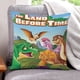 thumbnail image 1 of En Tierra de Dinosaurios Fundas de almohada de terciopelo con tema, regalos de funda de almohada, decoración para el hogar, cojín de lanzar, regalo de cumpleaños para fans y parejas. 45cm x 45cm., 1 of 6