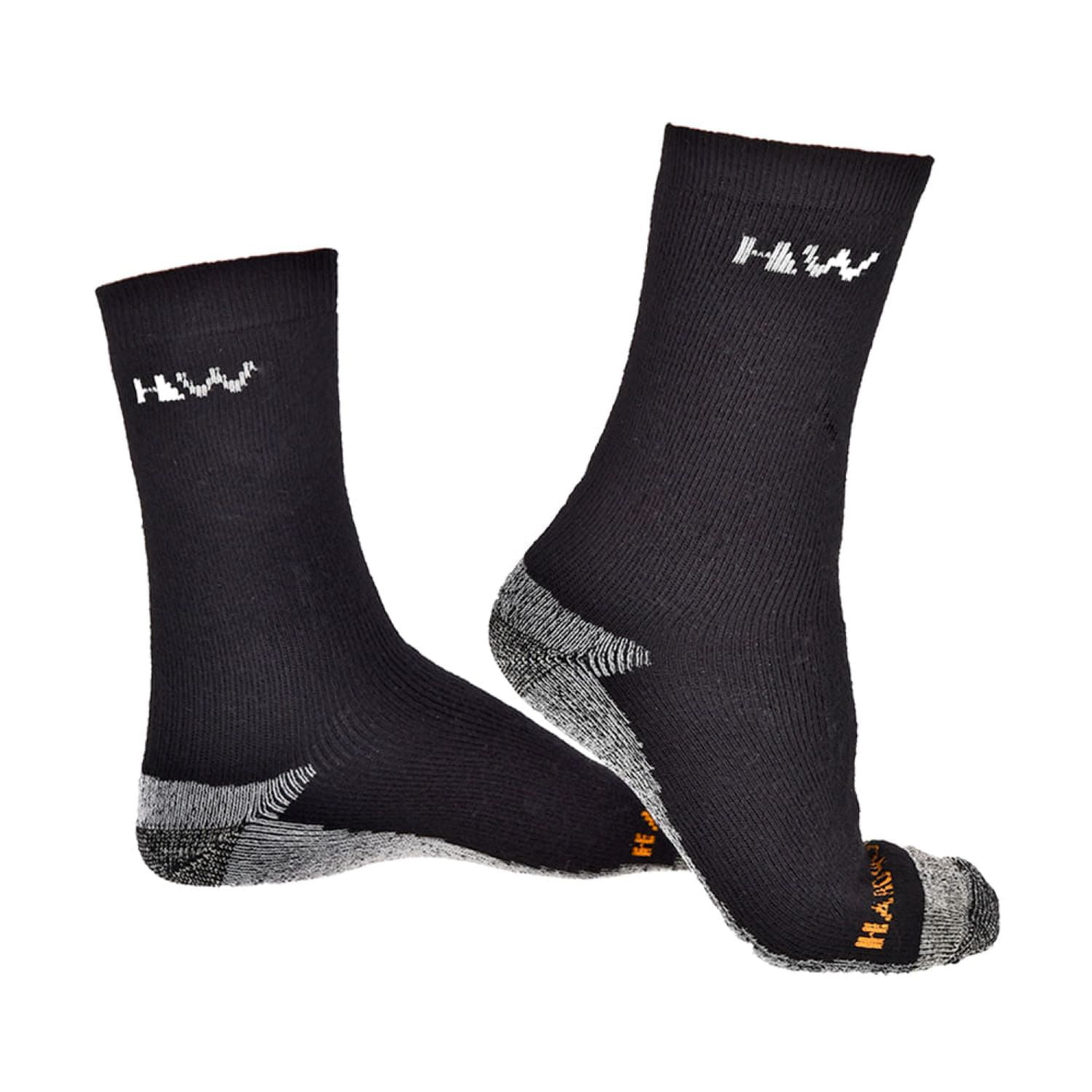 Hardwork - Calcetin Hw Con Cobre Antibacteriano 35% Lana Negro