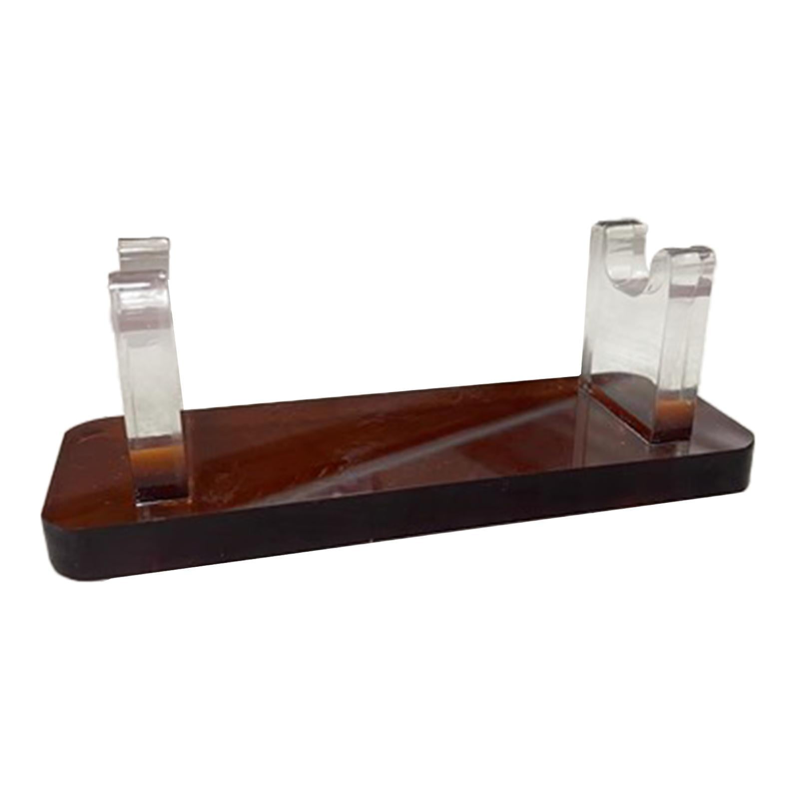 Bothyi - Soporte De Acrílico Para Bolígrafos, Rejilla Para Secar Pinceles, Para Decoración Del Hogar, Accesorios De Escritorio, Color Marrón